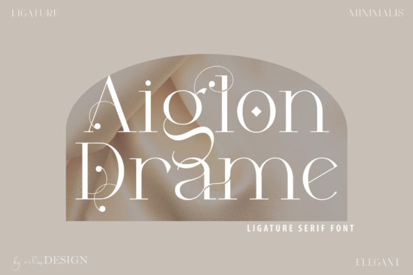 Aiglon Drame Font: A Polished Touch for Small Business Branding