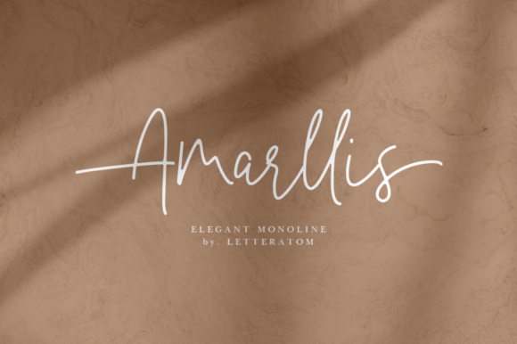 Amarllis Font: A Handwritten Typeface for Creative Makers
