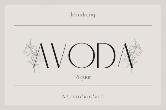 Avoda: A Typeface for Timeless Editorial Design