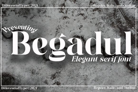 Begadul: A Premium Serif Font for Polished Brand Design