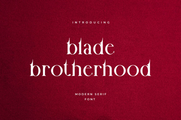 Blade Brotherhood Font: A Bold Choice for Digital Design