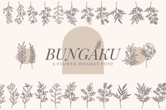 Bungaku: A Dingbat Typeface for Editorial Elegance