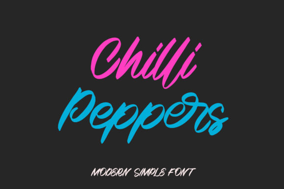 Chilli Peppers Font: A Handwritten Typeface for Modern Web Design