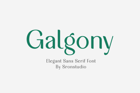 Galgony Font Review: A Modern Sans Serif for Creative Branding