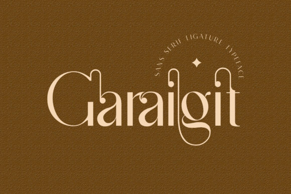 Garaigit: A Modern Typeface with Subtle Charisma