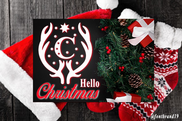 Hello Christmas Monogram: A Premium Font for Editorial Design