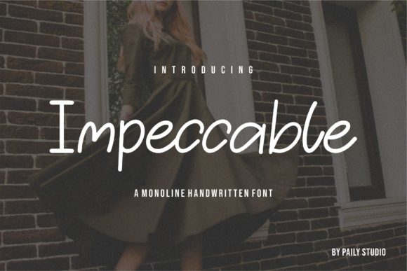 Impeccable Typeface: A Designer’s Journey with a Handwritten Font