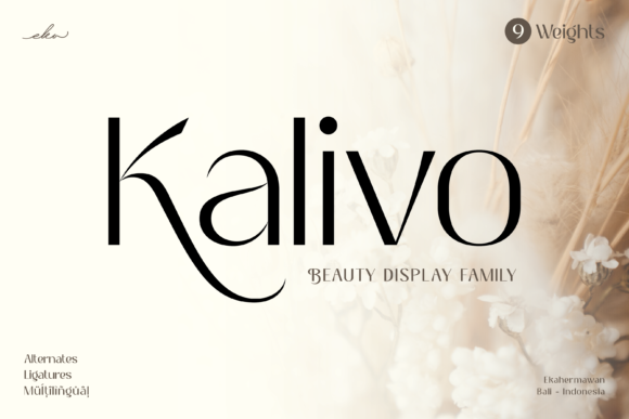 Kalivo: A Premium Sans Serif Typeface for Campaign Design