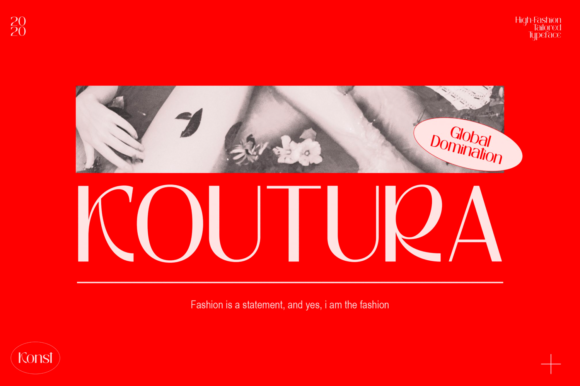 Koutura: A Minimal Yet Elegant Typeface for Modern Branding