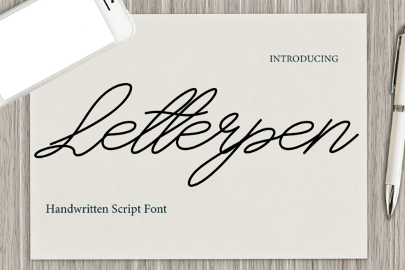 Letterpen: A Handwritten Font That Elevates Editorial Design