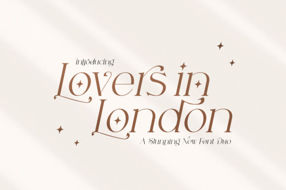 Lovers in London Font: Elevating Campaigns with Elegance