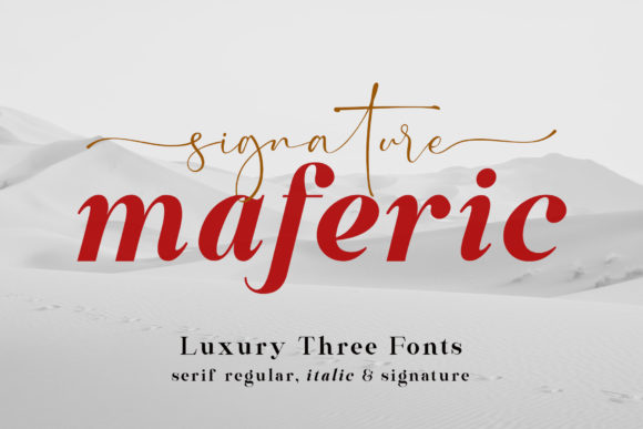 Maferic Signature: A Typeface That Elevates Digital Branding