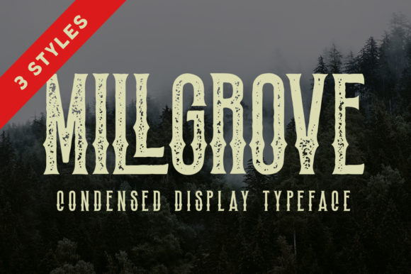 Millgrove Font Review: A Blackletter Typeface for Bold Campaigns