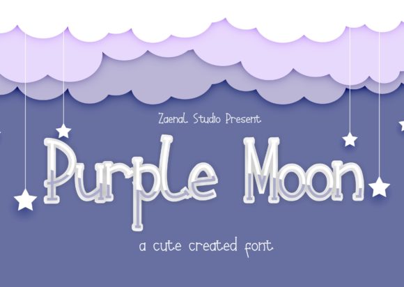 Purple Moon Font for a Polished Brand Identity