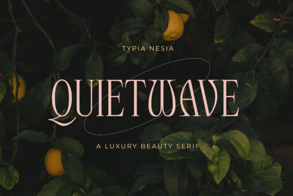 Quietwave: A Serene Typeface for Editorial Design