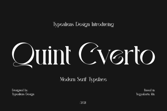 Quint Cverto: A Balanced Serif for Modern Design Needs
