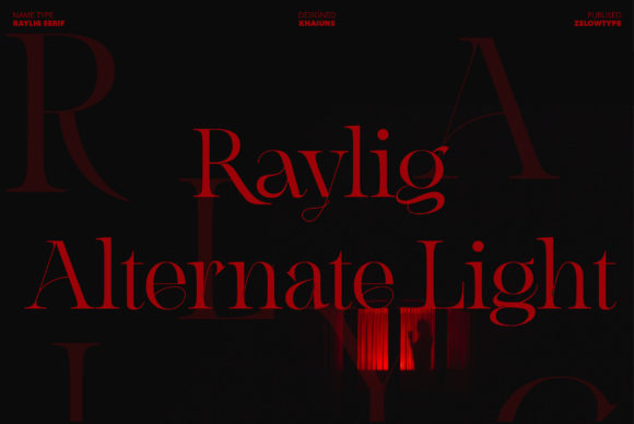 Raylig Alternate Light: A Typeface That Elevates Branding Effortlessly