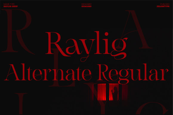 Raylig Alternate Regular: A Graceful Typeface for Editorial Design