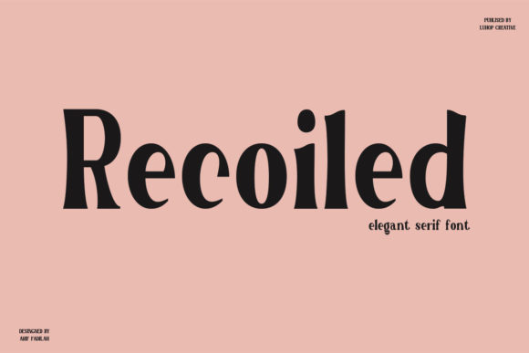 Recoiled: A Strong Typeface for Bold Campaigns