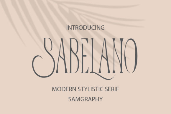 Sabelano Font: A Designer’s Choice for Luxurious Web Typography