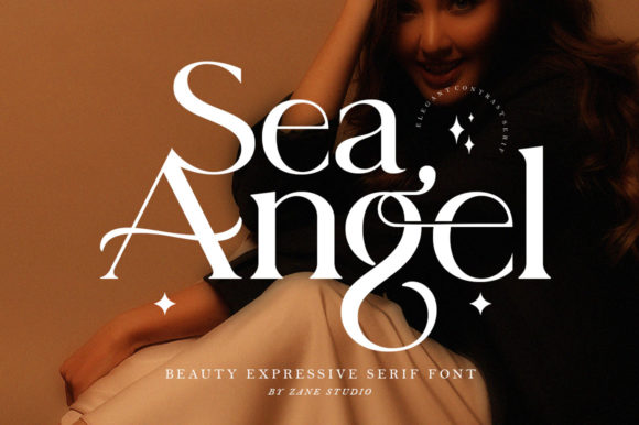 Sea Angel Font: A Serif Typeface for Beautiful, Commercially Ready Crafts