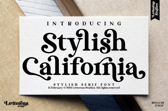 Stylish California Font: A Polished Touch for Your Brand