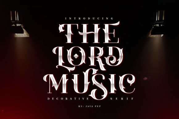 The Lord Music Font: A Bold and Elegant Typeface for Digital Design