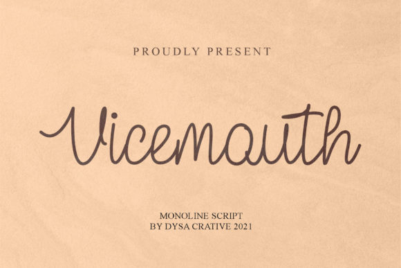 Vicemouth Font: A Graceful Typeface for Modern Branding